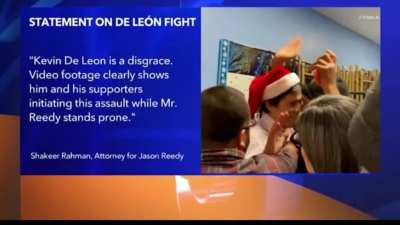 LA council member gets in physical fight during Christmas tree lighting event