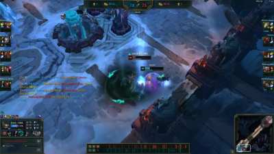 Tahm Kench vs Diana 1 on 1 LOL