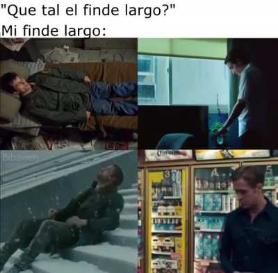 Que tal su finde?