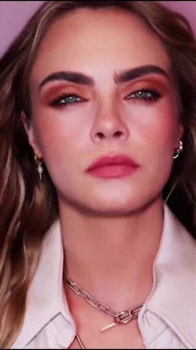 POV: Cara Delevingne calling you a "good boy" while giving you this intense look. How do you react?