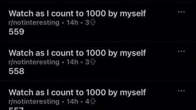 The count to 1k&hellip;