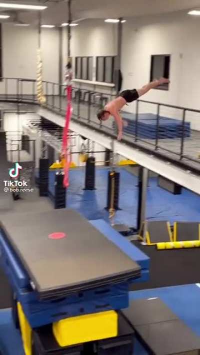 From the top ropes!