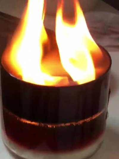 My candle&hellip;is on fire.