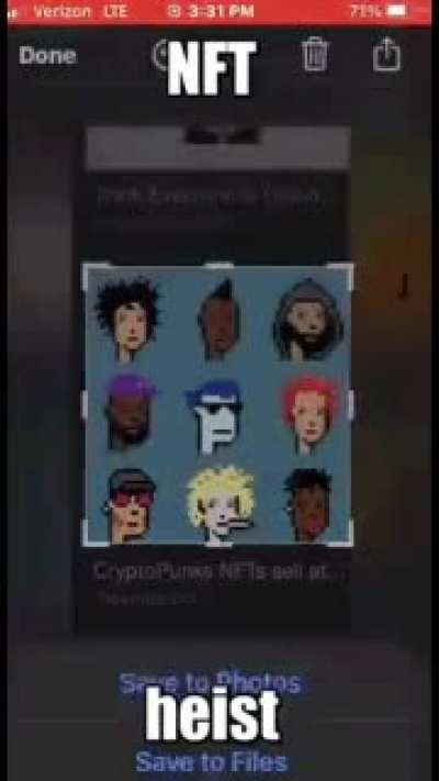 Moldy NFT heist