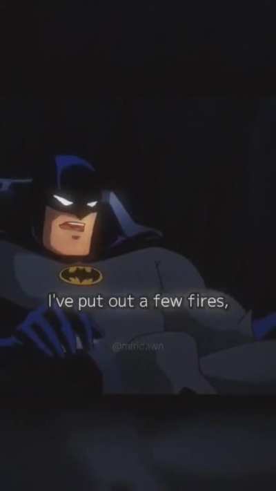 Being Batman isn't...easy
