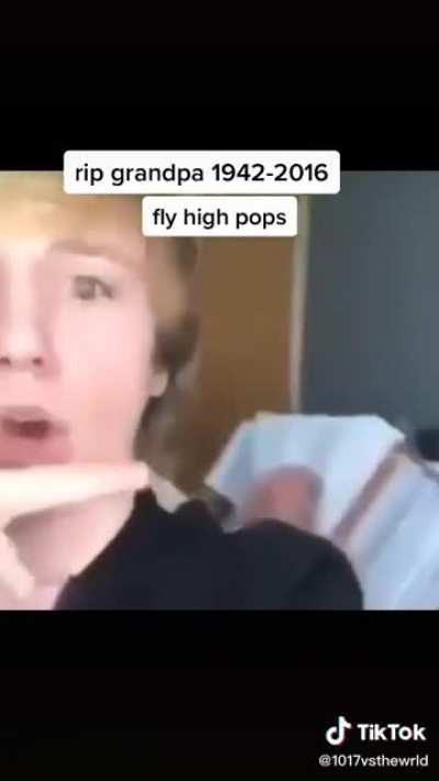 I know I've been posting a lot, but who makes a vid about their dying grandpa for likes on TikTok?