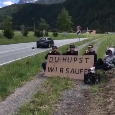 You honk, we drink