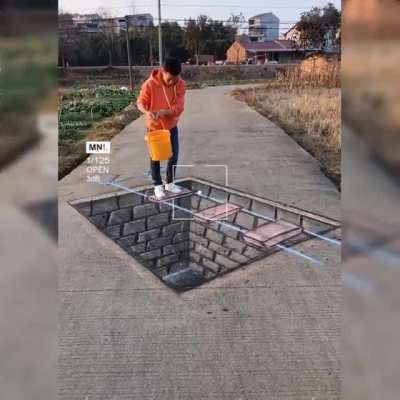 Amazing 3D drawing art