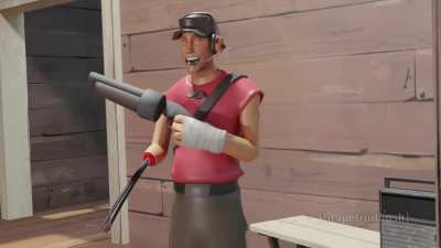 Soldier pulls epic prank on scout (Real)
