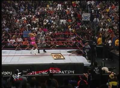 25 years ago at Backlash, Bubba Ray put Trish Stratus through a table after she cost him and D-Von their match against Test &amp;amp; Albert