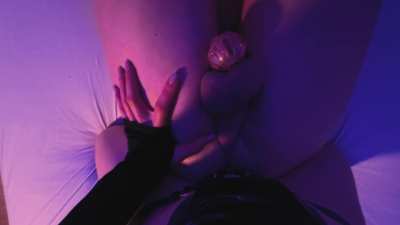 I’m sliding that massive Unicorn Dildo into him slowly and cruelly