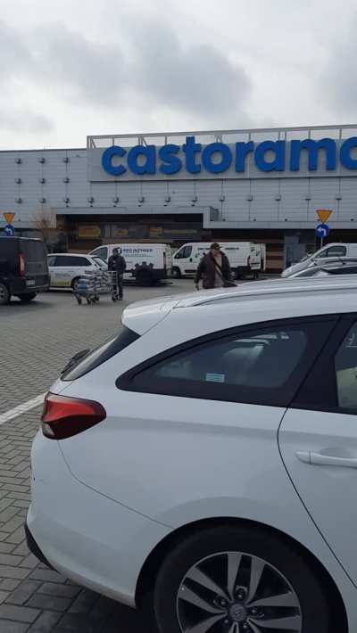 Please feel free to park further away - it's just my huge juicy butt. Heh