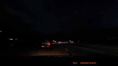 Another idiot with no lights. Could&rsquo;ve been ugly.