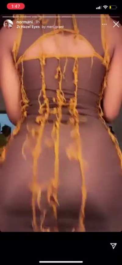 Twerking in Dress
