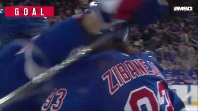 Sam's last goal call: "And the Rangers score. Mika Zibanejad with his 20th goal of the season. That's the way to finish a season."