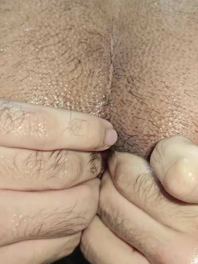 Pushing my small rosebud