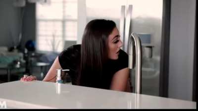 Mom gets her hand stuck in the sink