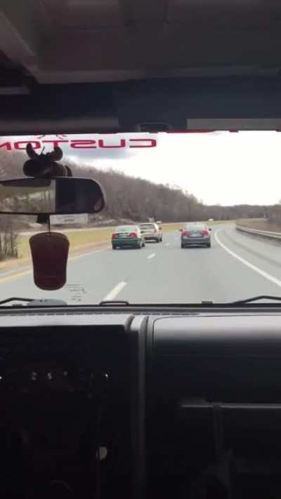 Reckless driver crashes after attempting to wreck car