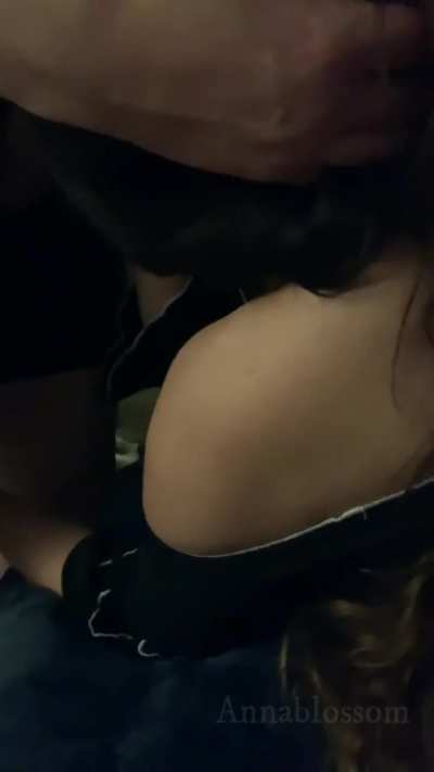 I filmed this girl from Tinder sucking my bf's cock