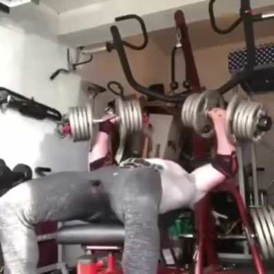 When you try lifting your friends weights