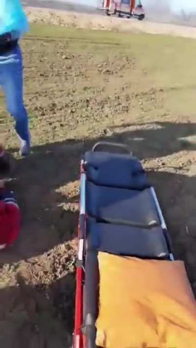 Ukraine War - An Ukrainian ambulance carrying the wounded was knocked out near Kherson. Doctors among the victims