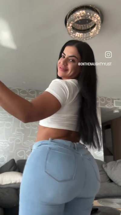 In jeans