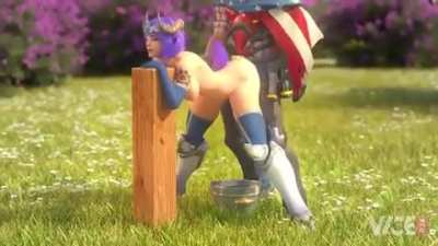 GOATS Brigitte pounded and creampied (ViceR34, Volkor) [Overwatch]