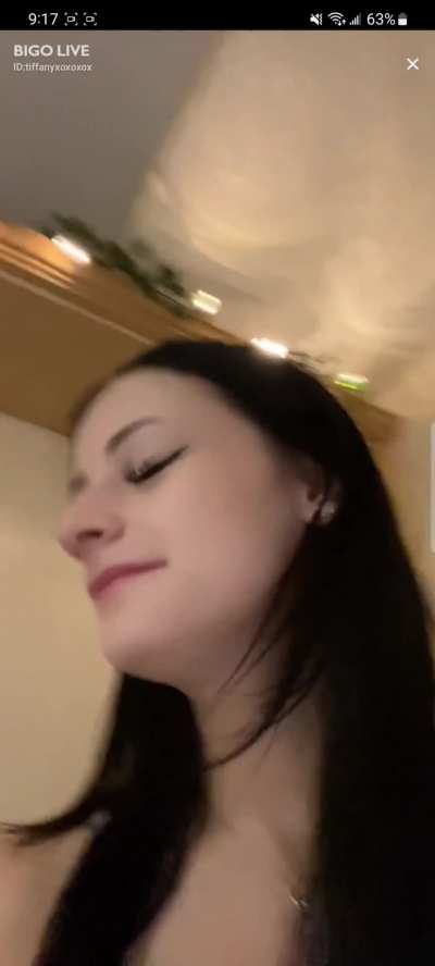 Was live very beautiful princess. the areola slipped a few times off her top