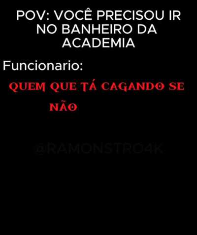 É essas coisas que eu me racho