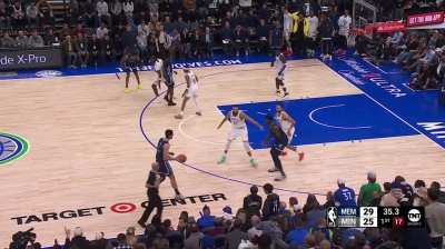 [Highlight] Naz Reid tallies 10 points, a rebound, and a steal&mdash;in 78 seconds!