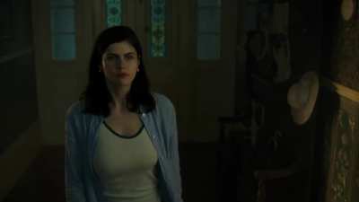 Alexandra Daddario from Mayfair Witches this week