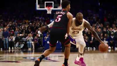 [Highlight] “I’m in a battle with Father Time and I’m kind of taking it personal.” LeBron James gets set for his 19th appearance in the NBA Playoffs after his record-setting 23rd season.