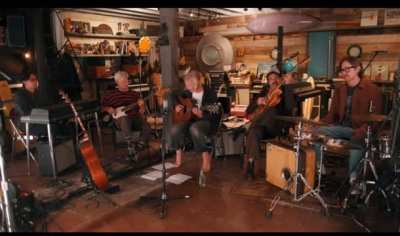 Jon plays a &ldquo;part of a tune&rdquo; from one of their new songs