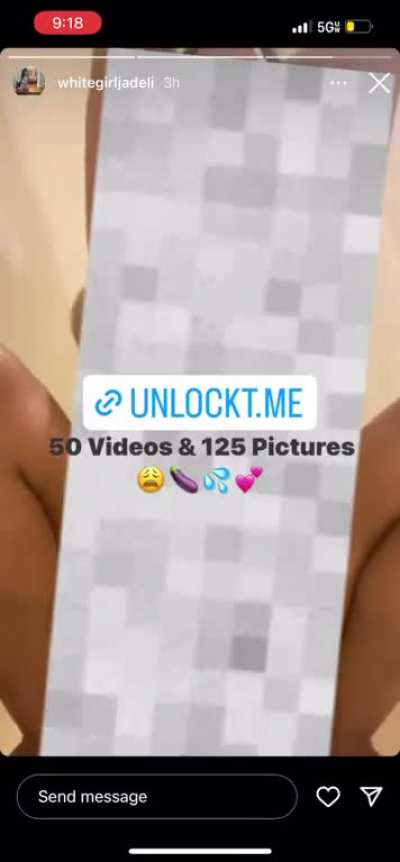 I think she&rsquo;s on that type time now 
