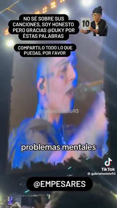 Duki sobre la Salud Mental