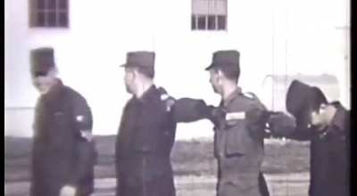 Testing the affects of LSD on soldiers in 1958. (Before and After)