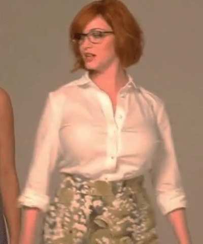 Sexy Big Boobs In White Shirt