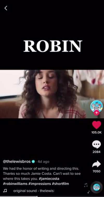 Guy does an incredible Robin Williams impression