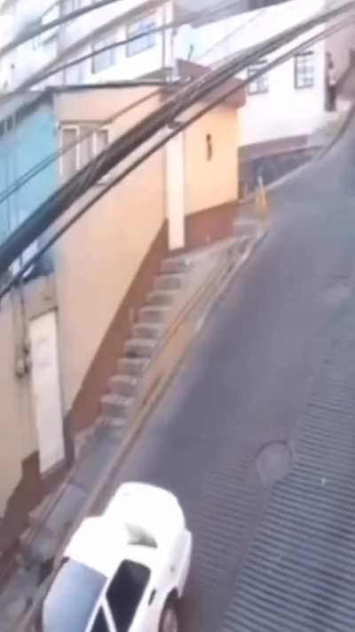 Driving downhill