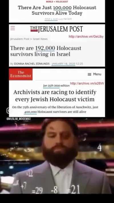 The fact that Holocaust deniers and anti semites use this as a &ldquo;Gotcha&rdquo; moment shows how brain dead they are