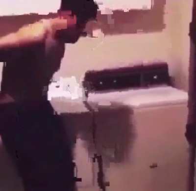 Getting caught trying to F*** the washer machine