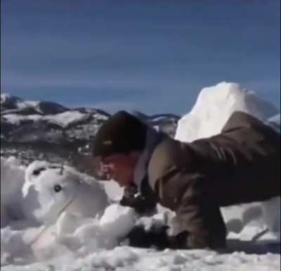 tackling a &ldquo;harmless&rdquo; snowman