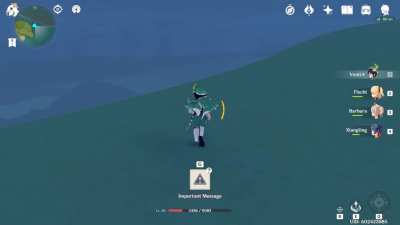 Underwater Glitch (don't know how to report a glitch so here ya go)