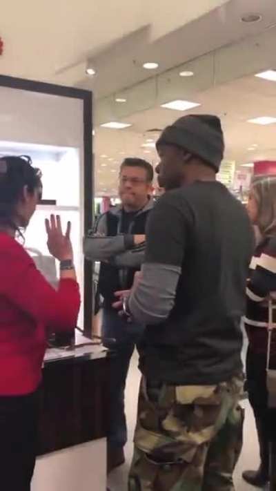&lsquo;Go back to where you came from&rsquo;: Male Karen shouts at employee.