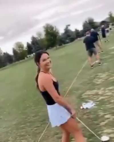 HMC while I try to hit this golf ball