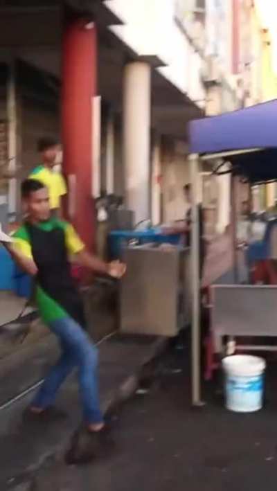Legend says that the roti is still flying.