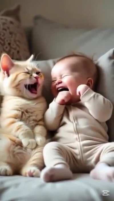 🤣🤣🤣🤣🤣🤣 ich wusste gar nicht, dass Katzen so lachen k&ouml;nnen 🙀🙀🙀❤️🙈🙈🙈 Hab euch lieb, Brigitte 😘😘😘😘😘😘