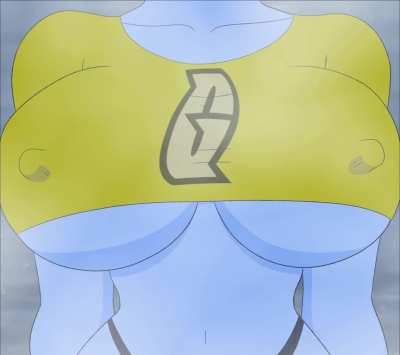 Big Boobs Tease Animated With Cartoon Sound Effects 4