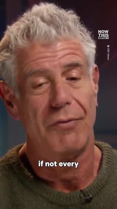 Anthony Bourdain on why he'd never eat with Trump