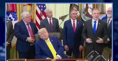 Kimmel Plays Supercut Of Trump Napping: &ldquo;The guy who spent four years screaming &lsquo;Sleepy Joe&rsquo;, constantly falling asleep on camera&rdquo;